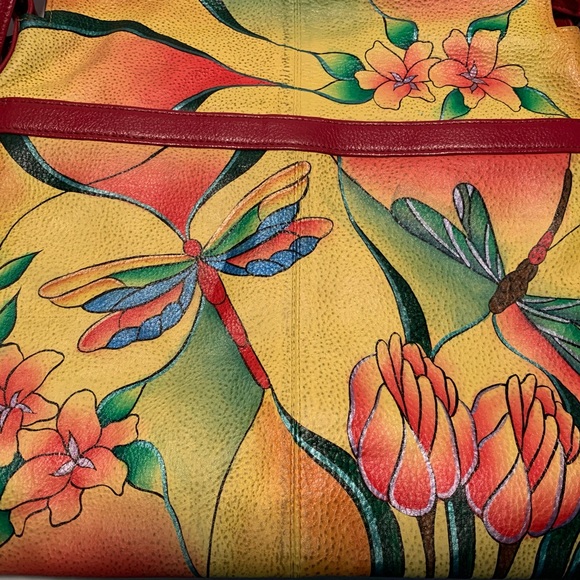 New Anuschka hand painted leather handbag. - Picture 2 of 8